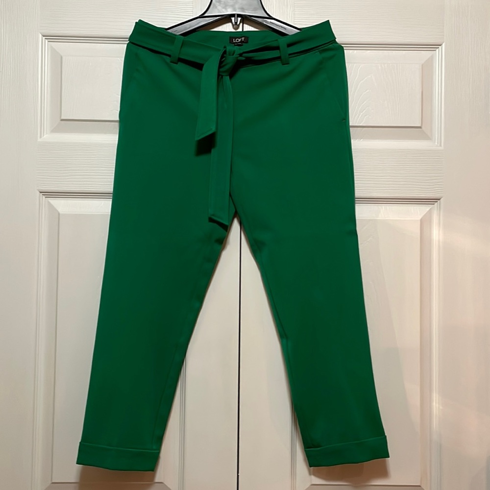 Ann Taylor Loft Kelly Green Pants